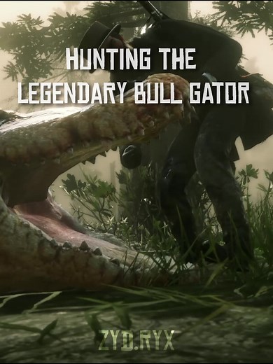 Hunting the Legendary Bull Gator in Red Dead Redemption 2