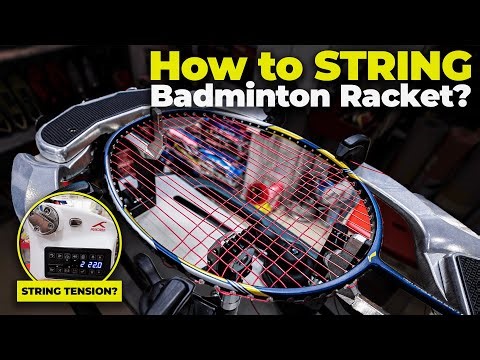 How to String a Badminton Racket ? | Detailed Process !