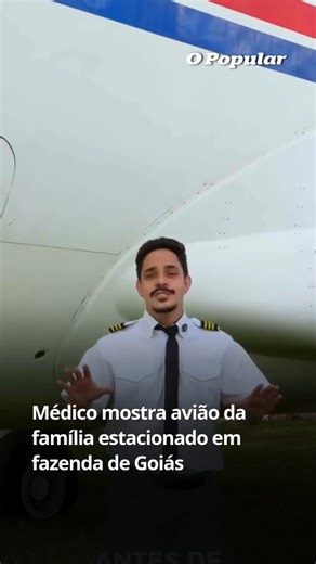 O Popular | URUTAÍ ▪️ O médico Benjamin Neto mostrou o avião que está estacionado na fazenda da família, localizada na GO-330, em Urutaí , na região... | Instagram