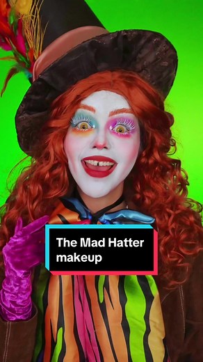 Alice in Wonderland Mad Hatter Makeup Tutorial