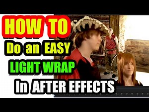 HOW TO do an easy LIGHTWRAP in After Effects