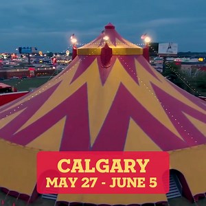 📣GET READY CALGARY! WE'RE COMING TO YOU!📣 We are stopping by CrossIron Mills from May 27 to June 5! Use BIGTOP2022 for a special 2 for 1 price on general admission tickets! 🎪Are you ready to be blown away?🎪 | Royal Canadian International Circus