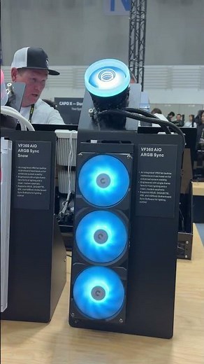A new #liquidcooler from #thermaltake at #computex! #gamingpc #hardware #technology