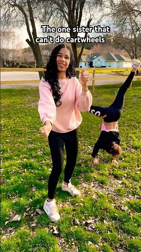 Cartwheel 🤸‍♀️fun trend! #dance #shorts #viral #sisters #foryou #trending #trend #viralvideo #fyp
