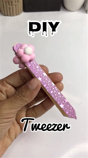 How to make a DIY TWEEZER #diy #tweezer #schoolsupplies #craft #art #icecream #viralshort