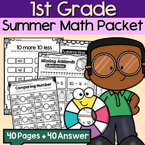 Summer Math Packet 1st Grade | 1st Grade Summer Math Packet
