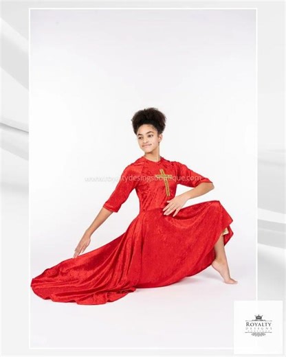 FORGIVENESS Red Velvet Dance Tunic