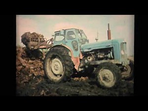 FORDSON TRACTOR filmed in 1974 -THE FARM - Pt 1 - Autumn & Winter
