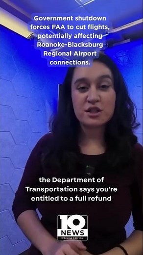 Gov. shutdown forces FAA to cut flights, potentially affecting ROA connections