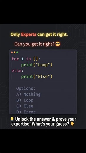 Byte Brain Teasers on Instagram: "Follow #bytebrainteasers for more content . . . . . . . . . #python #python3ofcode #programmers #coder programming developerlife womenwhocode codinggirl entrepreneurial softwareengineer 100daysofcode developer coding software programminglife codinglife pythonquiz codechallenge programmingfun learnpython pythonquiz codechallenge guesstheoutput pythonlist mutableobject learnpython freshers pythonprogramming dev viral trendingtoday"