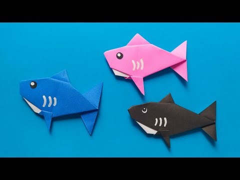 Origami Ikan Hiu | Membuat Ikan dari Kertas | Easy Origami Shark
