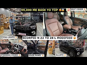 Scorpio N Z2 Modified To Z8✅Modified scorpio n✅Scorpio n accessorie✅scorpio n✅