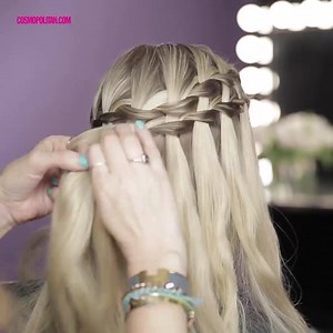 870K views · 6.3K shares | TFW you only want to wear a waterfall braid for the rest of your life via Cosmo Beauty & Style | Cosmopolitan | Facebook