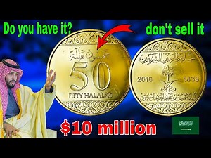 50 halalas Coin Value of Saudi Arabia in PKR and INR, Value+Review