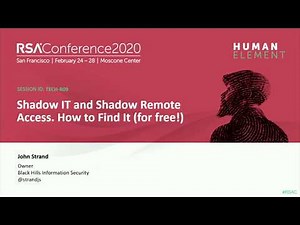 Shadow IT and Shadow Remote Access. How to Find It (for free!)