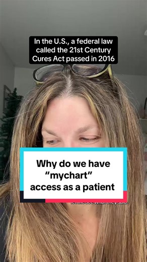 In the U.S., a federal law called the 21st Century Cures Act (and specifically its Information Blocking Rule) requires health care systems to give patients rapid electronic access to their health information, including test results and provider notes, as soon as they’re finalized in the electronic health record. That’s why results often show up in MyChart before your doctor has had a chance to review them or call you.