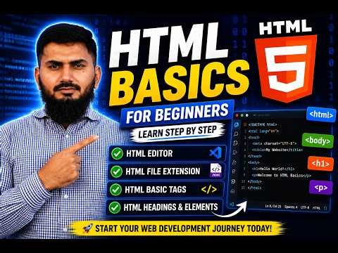 HTML Tutorial for Beginners | Basic Tags, Elements & Headings