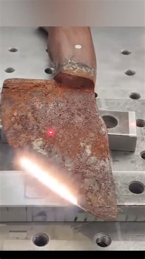 MAX Gyan on Instagram: "Rust removal laser"