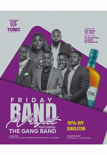 Live Band Night This Friday: Catch Up After Last Week's Party