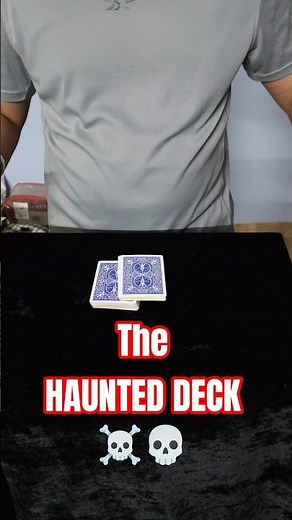 💀The HAUNTED DECK Card Trick #shorts #viral #magic #cardtrick #haunted