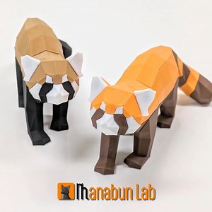 5.1K views · 46 reactions | 劣 Low Poly Red Panda Puzzle ➡️ 3D model: https://cults3d.com/:2193837  Designed by ManabunLab | Cults. | Facebook