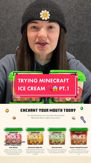 today we take you on a journey through TASTE with these brand new minecraft ice creams. @twitch.tv/aimsey & @Sniff 🌸 are ready to be completely honeslty to let you know if it’s gas or pass 🫡 #minecraft #icecream #foodcritic #minecrafticecream #aimsey #aimseytv #sniff #snifferish