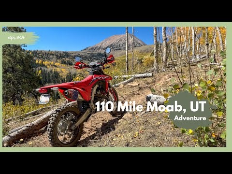 Riding Moab with a Local Honda CRF450RL Conquers 110 Miles of Epic Terrain