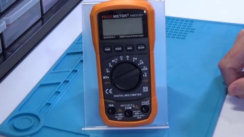 Digital Multimeter PM8233A PM8233B PM8233D PM8233D+/E AC DC Ampmeter Voltmeter Tester DC Current Resistor Continuity diode Test Data Hold Handheld Pocket Size 2000 Counts(PM8233D)
