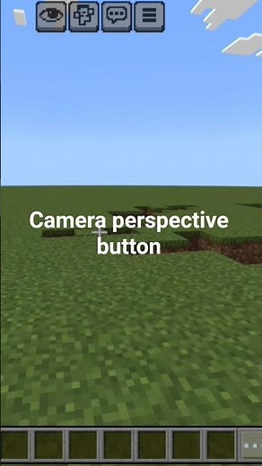 How to turn on camera perspective button in Minecraft bedrock