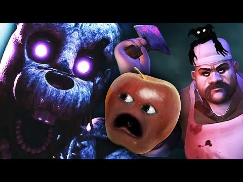 Little Apple IS NOT Scared!!! | 3 Scary Games