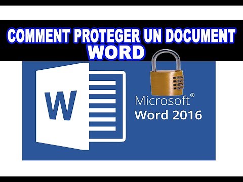 Comment protéger un document Word