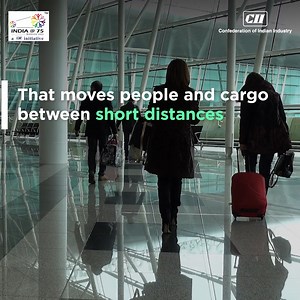 #DYK an Electric Vertical Take-off & Landing (eVTOL) aircraft uses electric power to hover, take-off & land vertically. It facilitates urban air mobility with cheaper, safer & greener flights. Watch the video to know how eVTOL is shaping the future of #aviation. #sustainability | Confederation of Indian Industry