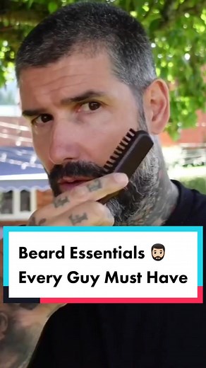 Beard Essentials Every Guy Must Have: A Bristle Brush Or Pocket Comb