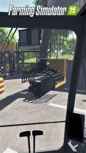 🚧 Excavator Moving PVC Pipes Smoothly in Busy Yard | FS25 Public Works 🚧