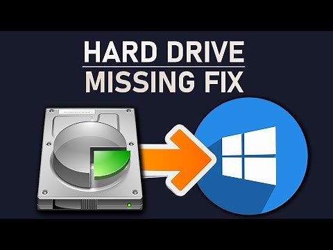 How To Fix Hard Drive Not Showing / Missing on Windows 10