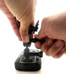 LycoGear Radar Detector Rearview Mirror Stem Mount w/Magnetic Cradle for Escort IX IXc Max360C Max3 Max4 Redline EX Beltronics GT360 Cobra DualPro Radar Detectors (Require 1" Stem Space to Install)