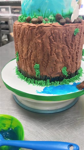 EASY WATER EFFECT #cake #howto #learn #easy #tips