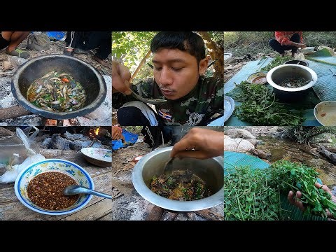 Hunting and cooking 🐿️🦩 #karen food in the big forest
