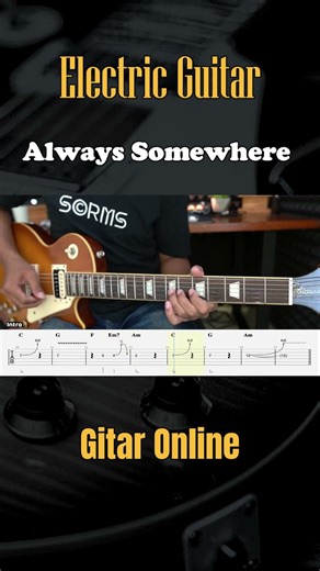 [INTRO] Always Somewhere - Scorpions - Guitar Instrumental Cover + Tab #guitar