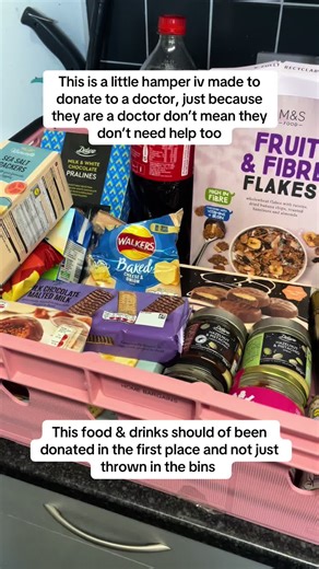 #doctors need help also as you can see #todays donation is going to a doctor in need #people from all walks of life need help no one is immune from the cost of living #why supermarkets bin perfectly good stuff #donate stop the waste