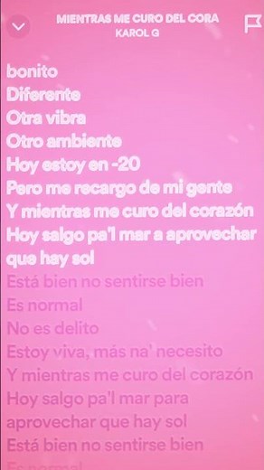 KAROL G - Mientras Me Curo Del Cora (Letra/Lyrics) #KarolG