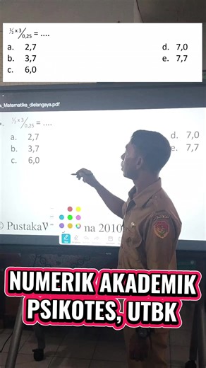 NUMERIK AKADEMIK, PSIKOTES, UTK #utbk #psikotes #polri #numerik #casistnipolri