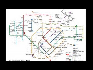 Singapore MRT & LRT System Map 2019