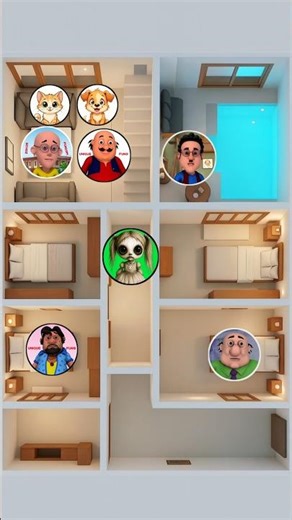 Motu Patlu ओर Chudail. 😰 #tatwalfacts #shorts