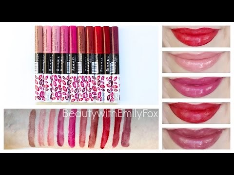 Rimmel Provocalips + Lip Swatches - Beauty with Emily Fox