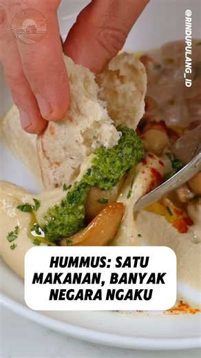 Hummus: Satu Makanan, Banyak Negara Ngaku #Hummus #SejarahMakanan #KulinerTimurTengah #faktamakanan