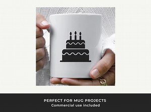 Birthday Cake SVG PNG: Party Clipart, Celebration Cut File for Cricut & Silhouette - Etsy Canada