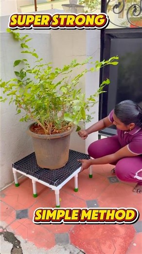 Gardening Tree Stand Making🥴எவ்ளோ வெயிட் தாங்கும்🤔நாமலே பண்ணலாமா 😳#shorts #ytshorts #viralshorts