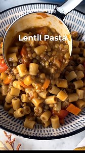 16K views · 327 reactions | Easy Lentil Pasta (one-pot meal) ⭐️ Get...