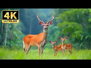 Incredible Wildlife in Stunning 4K - Peaceful natural scenery with relaxing Piano & Guitar Music